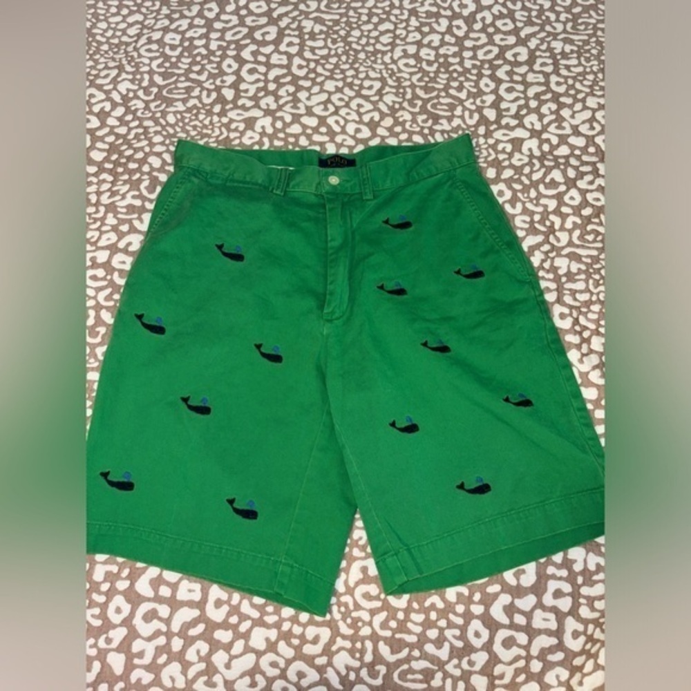 Polo Ralph Lauren whale embroidered shorts